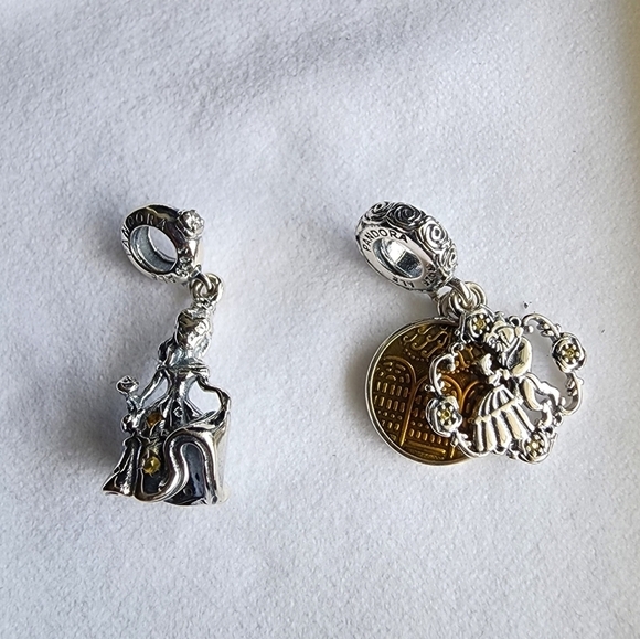 NEW Disney Beauty and the Beast charms bundle for Pandora bracelet - Picture 2 of 3